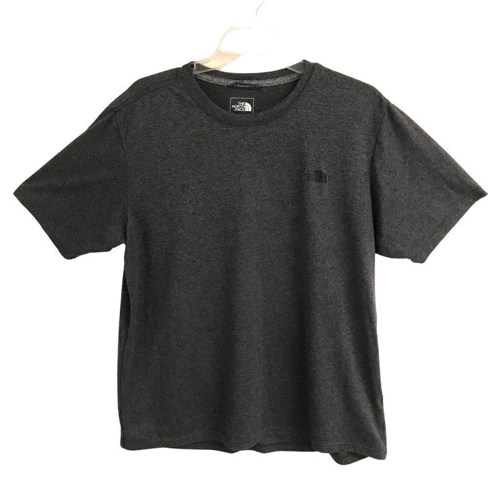 The North Face gorpcore heather gray crewneck T-shirt L‎